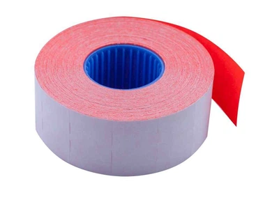 Цінник BUROMAX 26*16мм (1000шт, 16м),(10рул) червоний BM.281103-05