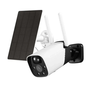 Камера - W-07 с солнечной панелью APP ICSSE 6 mp, белая