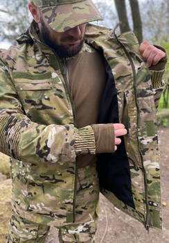 Военная форма мультикам демисезонная тактическая multicam с наколенниками военная форма с курткой мультикам 50