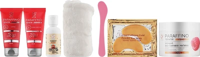 Elit-lab (h/b/scrub/50ml + cr/mask/50ml + paraffin/300ml + gloves/2pcs + spatula/1pcs) Набор для холодной парафинотерапии "Вишенка" (904614-10467)