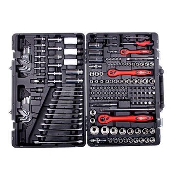 Набор инструментов 176 од. 1/2", 1/4", 3/8" Intertool Cr-V (профессиональный)