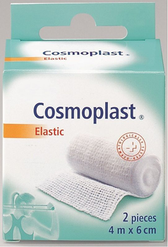 Эластичный бинт Cosmoplast Elastic Bandage 6 см x 4 м 2 шт (4046871004958)