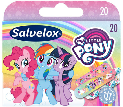 Пластырь Salvelox Curitas Infantiles My Little Pony 6 x 2 см 20 шт (7310610020354)