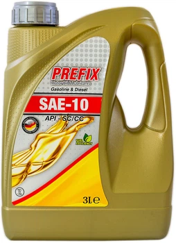Масло для промывки SAE 10 3 л Prefix, API SC/CC