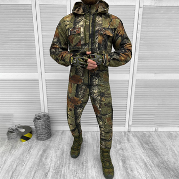 Чоловічий маскувальний Костюм Куртка з капюшоном + Штани / Польова Форма саржа камуфляж розмір 3XL