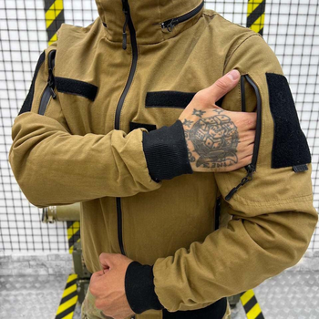 Мужская демисезонная Куртка Sudan Rip-stop с липучками под шевроны койот размер XL