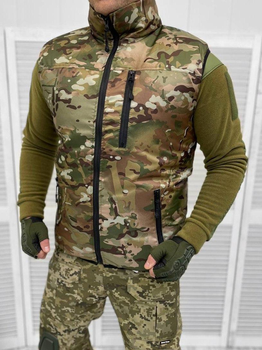 Мужская зимняя Безрукавка с мембраной на подкладке Omni-Heat / Жилет утепленный мультикам размер XL