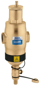 Дешламатор-деаератор CALEFFI DISCALDIRTMAG 1 1/4" з магнітом (546107)