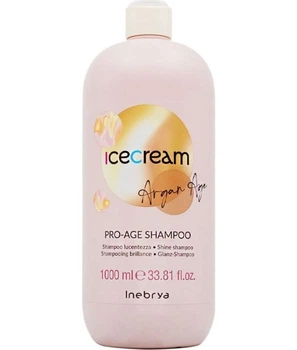 Антивозрастный шампунь Inebrya Ice Cream Pro Age Shampoo 1000 мл, с антиоксидантным действием и защитой от УФ-излучения