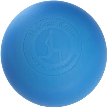 Массажный мячик EasyFit EF-2076-BL каучук 6.5 см мяч для массажа и МФР массажер для спины, ног, рук, шеи и стоп Синий (56002042)