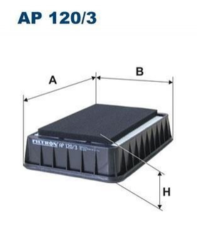 Воздушный фильтр FILTRON AP1203 Mitsubishi Outlander, Lancer, ASX 1500A023, 1500A190, 1444WW