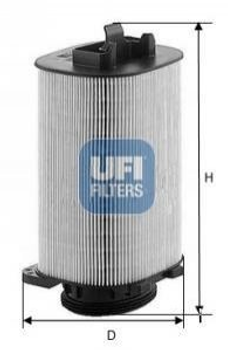 Фільтр повітряний UFI 27A9200 Mercedes E-Class, GLC-Class, C-Class, GLK-Class; Infiniti Q 16546HG00B, A2740940004, 2740940004