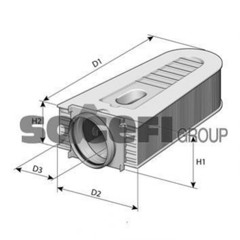 Повітряний фільтр FRAM CA11202 Mercedes GLE-Class, E-Class, C-Class, M-Class, CLS-Class, GLK-Class, S-Class 6510940104, A6510940104