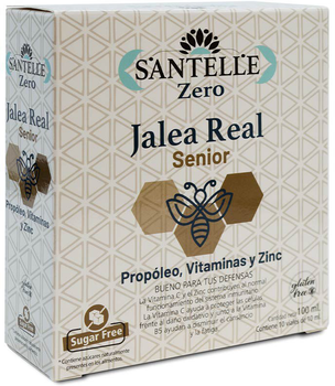 Suplement diety Santelle Zero Jalea Real Senior Con propóleo, Vitaminas y Zinc 10x10 ml (8412016373207)
