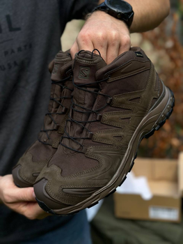 Берці тактичні Salomon XA Forces Mid GTX, колір коричневі, 40 2/3, 25.5 см