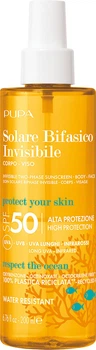 Spray przeciwsłoneczny do twarzy i ciała Pupa Multifunction Invisible SPF 50 dwufazowy 200 ml (8011607359653)