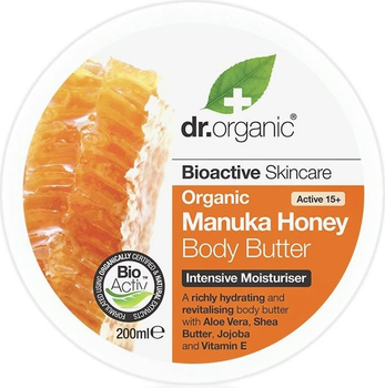 Maść do ciała Dr. Organic Manuka Honey Body Butter 200 ml (5060176670211)