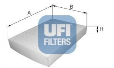 Фільтр салону UFI 5303200 Audi A4, A6; Seat Exeo 8E0819439