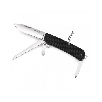 Нож складной карманный Ruike L32-B (Slip joint, 85/197 мм)