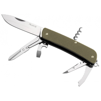 Нож складной карманный Ruike L31-G (Slip joint, 85/197 мм)