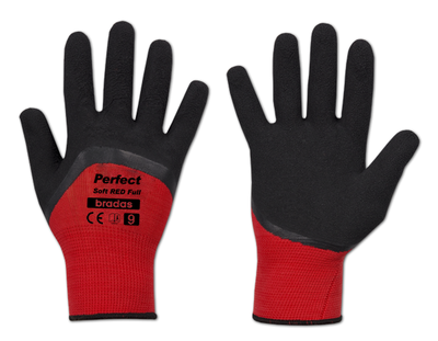 Рукавички захисні PERFECT SOFT RED FULL латекс, розмір 11, RWPSRDF11