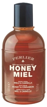 Krem do kąpieli Perlier Honey Miel Honey&Cinnamon Bath Cream 500 ml (8009740891727)
