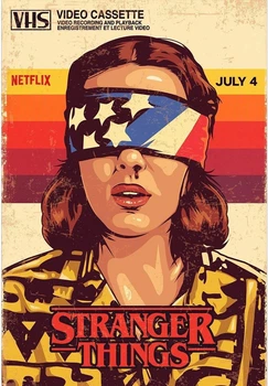 Металевий постер "Stranger things", 25см*18см , p-148