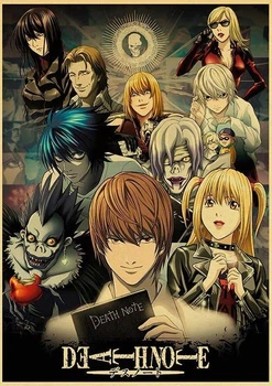 Металевий постер "Death note", 25см*18см , p-136