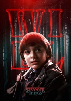 Металевий постер "Stranger things", 25см*18см , p-147