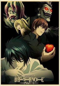 Металевий постер "Death note", 25см*18см , p-135
