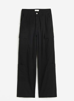 Жіночі штани карго H&M (56148) М Чорні