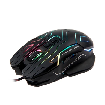 Ігрова миша комп'ютерна MEETION Backlit Gaming Mouse MT-GM22 Black з RGB підсвіткою, дротова (MT-GM22)