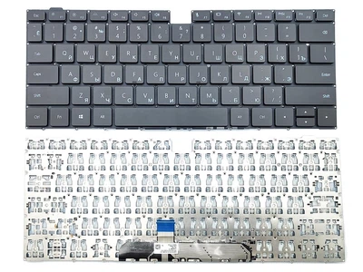 Клавіатура для ноутбука Huawei MateBook D14, D15 (RU, чорна) Original