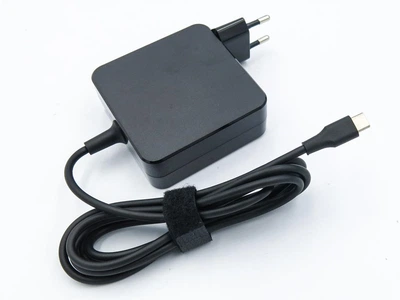 Блок живлення для Apple, Asus, HP, Dell, Lenovo, Samsung, Xiaomi Type-C (USB-C) 65W (5V, 9V, 12V, 15V, 18V, 20V) 3.25A Max. Квадратний. Чорний. (66999)