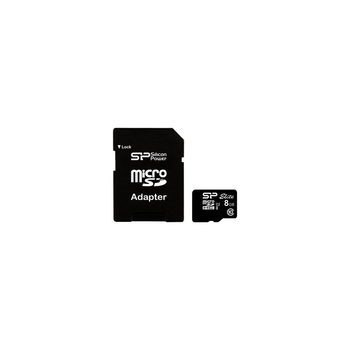 Карта памяти Silicon Power 8Gb microSDHC class 10 (SP008GBSTHBU1V10SP)