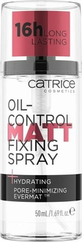 Makijaż bazowy Catrice Cosmetics Cosmetics Matt Oil-Control Fixing Spray 50 ml (4059729312525)