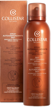 Зволожувальний спрей для автозасмаги Collistar 360 Self Tanning Spray SPF50 150 мл (8015150261142)
