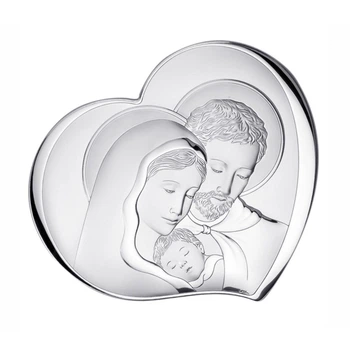 Срібна ікона Свята Родина (14,5 x 12,5 см) Valenti 81252 3L BI