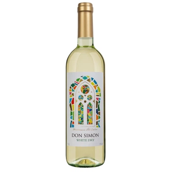Вино Don Simon "White dry" біле сухе 0.75 л (8410261273204)