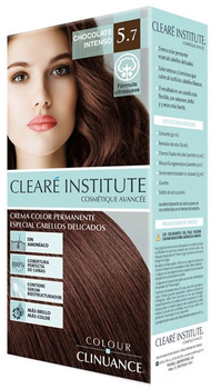Farba kremowa z utleniaczem Cleare Institute Colour Clinuance 5.7 Intense Chocolate 170 ml (8429449031246)
