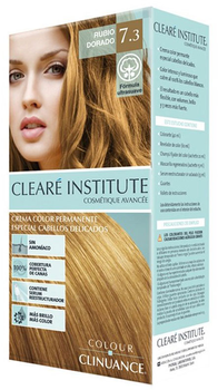 Farba kremowa z utleniaczem Cleare Institute Colour Clinuance 7.3 Golden Blonde 170 ml (8429449031192)
