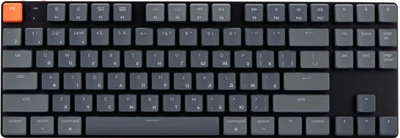 Клавиатура беспроводная Keychron K1SE 87 Key Optical Red White Led Hot-Swap WL UA Black USB/Bluetooth (K1SED1_KEYCHRON)