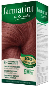 Крем-фарба для волосся без окислювача Farmatint Gel Coloracion Permanente 5m 135 мл (8470001790446)
