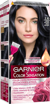 Крем-фарба з окислювачем Garnier Color Sensation 2.10 Bluish Black 110 мл (3600541176997)