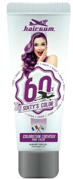 Farba kremowa bez utleniacza do włosów Hairgum Sixty's Color Hair Color Violet 60 ml (3426354087899)