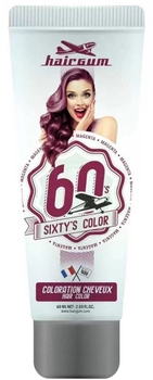 Farba kremowa bez utleniacza do włosów Hairgum Sixty's Color Hair Color Magenta 60 ml (3426354087820)