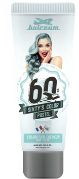 Farba kremowa bez utleniacza do włosów Hairgum Sixty's Color Hair Color Icy Blue 60 ml (3426354087912)