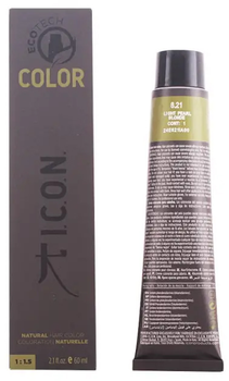 Farba kremowa bez utleniacza Icon Ecotech Color Natural Hair Color 8.21 Light Pearl Blonde 60 ml (8436533672704)