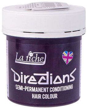 Farba kremowa bez utleniacza do włosów La Riche Directions Semi-Permanent Conditioning Hair Colour Deep Purple 88 ml (5034843001790)