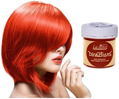Farba kremowa bez utleniacza do włosów La Riche Directions Semi-Permanent Conditioning Hair Colour Tangerine 88 ml (5034843001349)